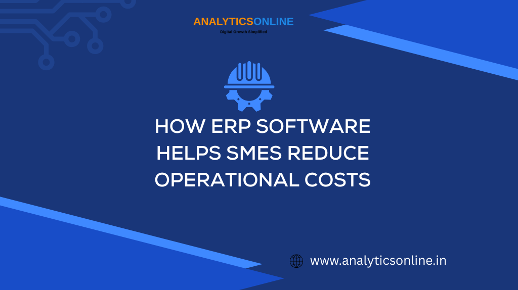 ERP Software Helps SMEs Reduce Operational Costs